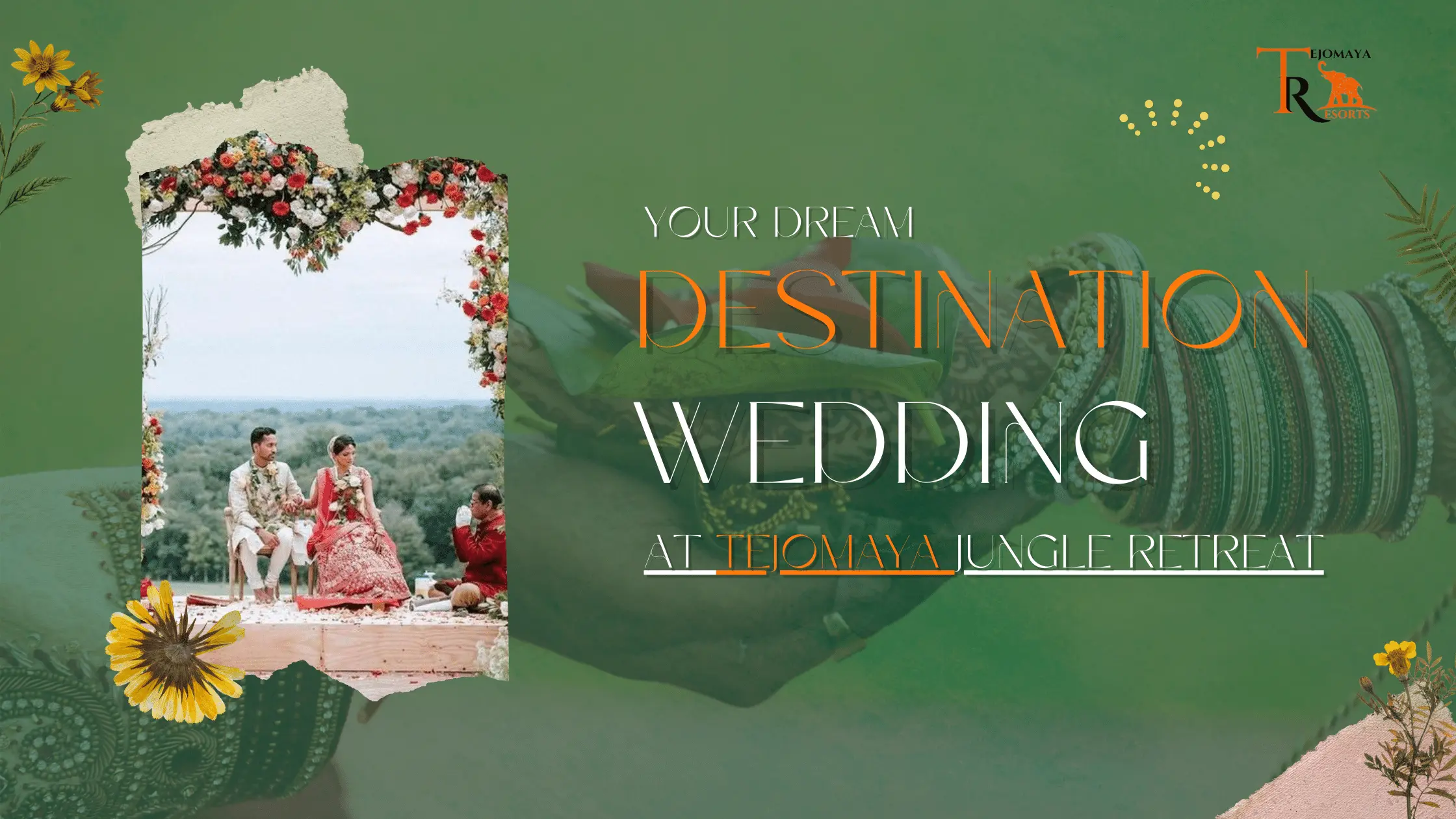 Destination Wedding at Tejomaya Jungle Retreat in Jim Corbett